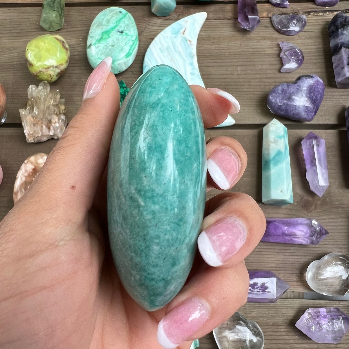 Amazonite Palm Stone (#15) - Simply Affinity