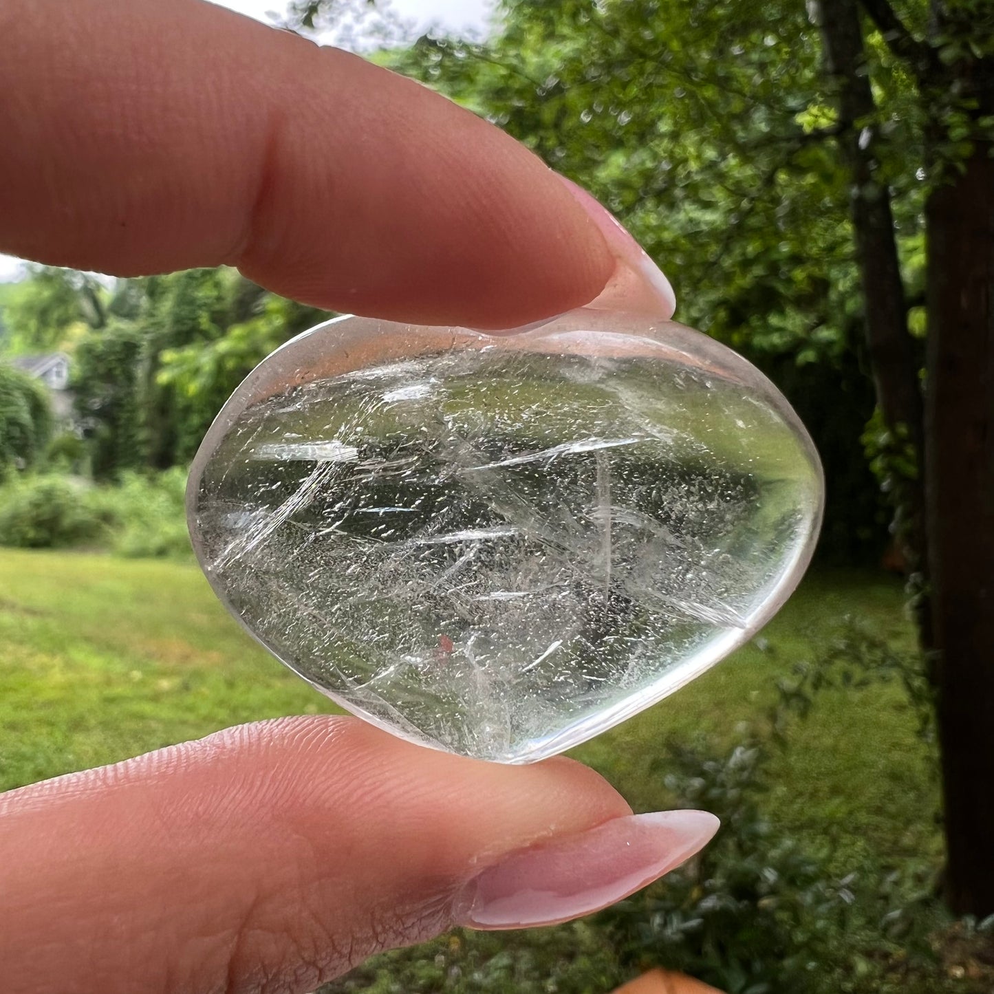 Mini Clear Quartz Heart (#2) - Simply Affinity
