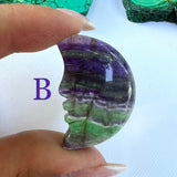 Rainbow Fluorite Moons (Choose your Favorites) - Simply Affinity