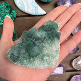 Raw Cubic Fluorite Cluster (#11) - Simply Affinity