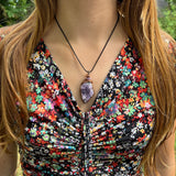 Handmade Wire-Wrapped Amethyst Geode Pendant - Ready to Ship - Simply Affinity