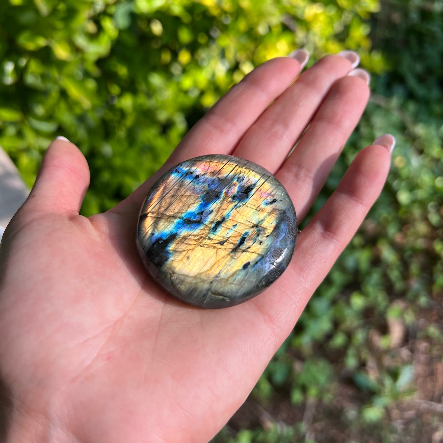 Labradorite Palm Stone (#310) - Simply Affinity