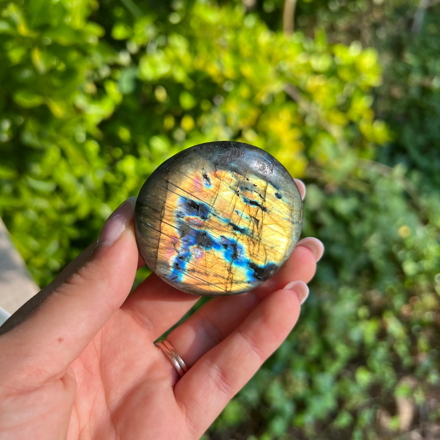 Labradorite Palm Stone (#310) - Simply Affinity