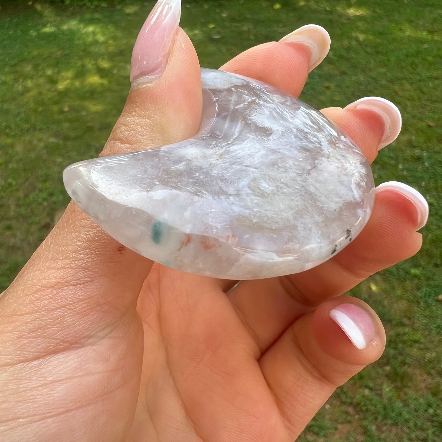 Flower Agate Moon (#12) - Simply Affinity