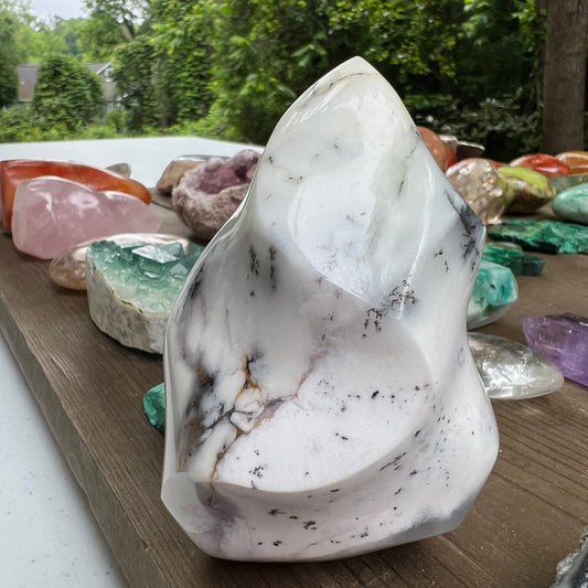 Purple Dendritic Opal Flame (#1) - Simply Affinity