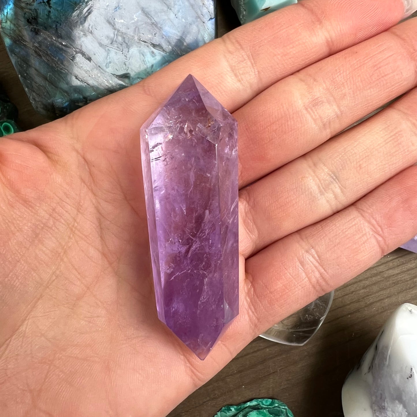 Polished Double Terminated Amethyst Point (#2MTT) - Simply Affinity