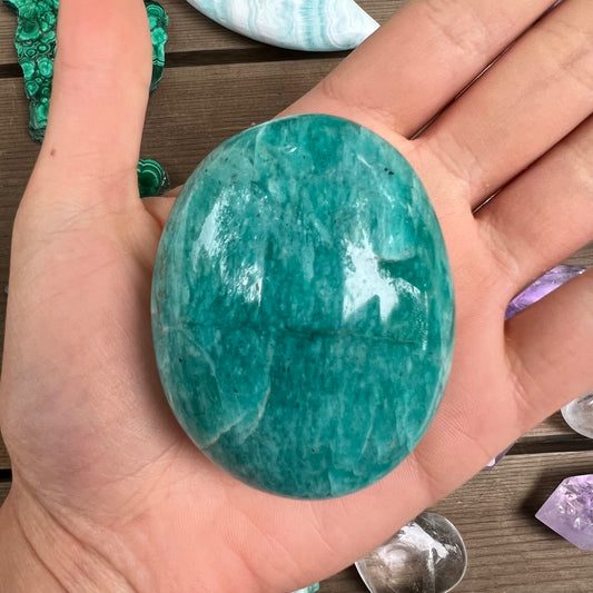 Amazonite Palm Stone (#11) - Simply Affinity