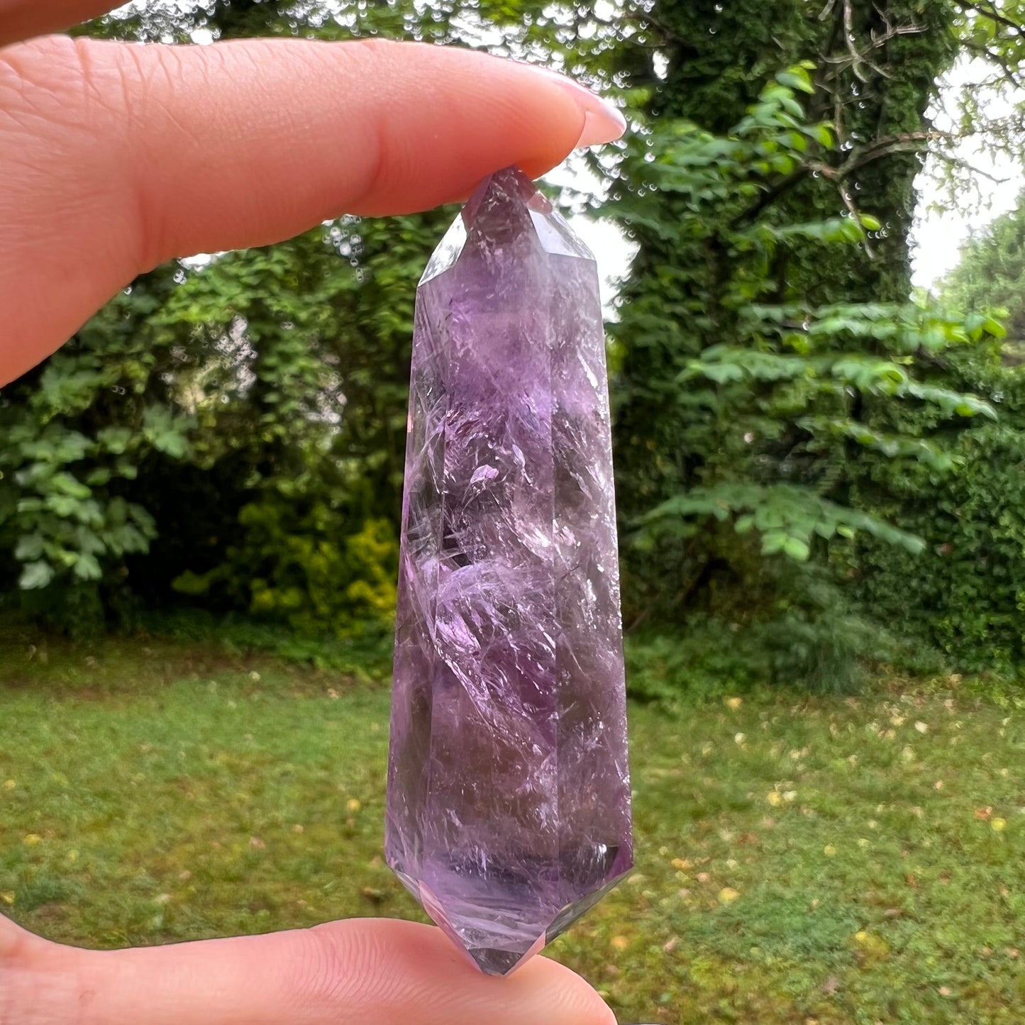 Polished Double Terminated Amethyst Point (#1MTT) - Simply Affinity