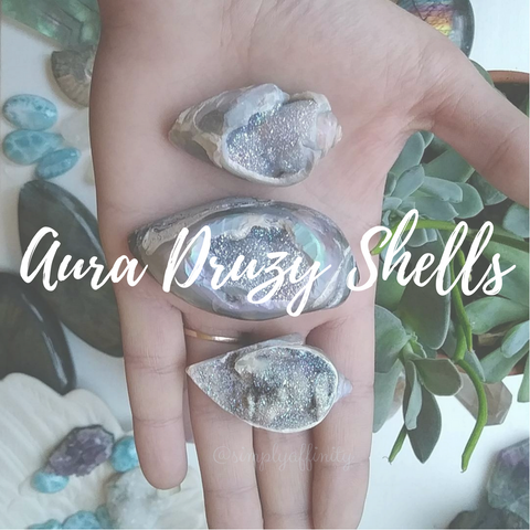 Aura Druzy Shell