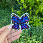 Noir Butterfly Sticker