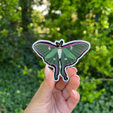 Luna Moth Sticker