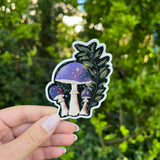 Cosmic Mushrooms Sticker