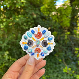 Ammonite Mandala Sticker