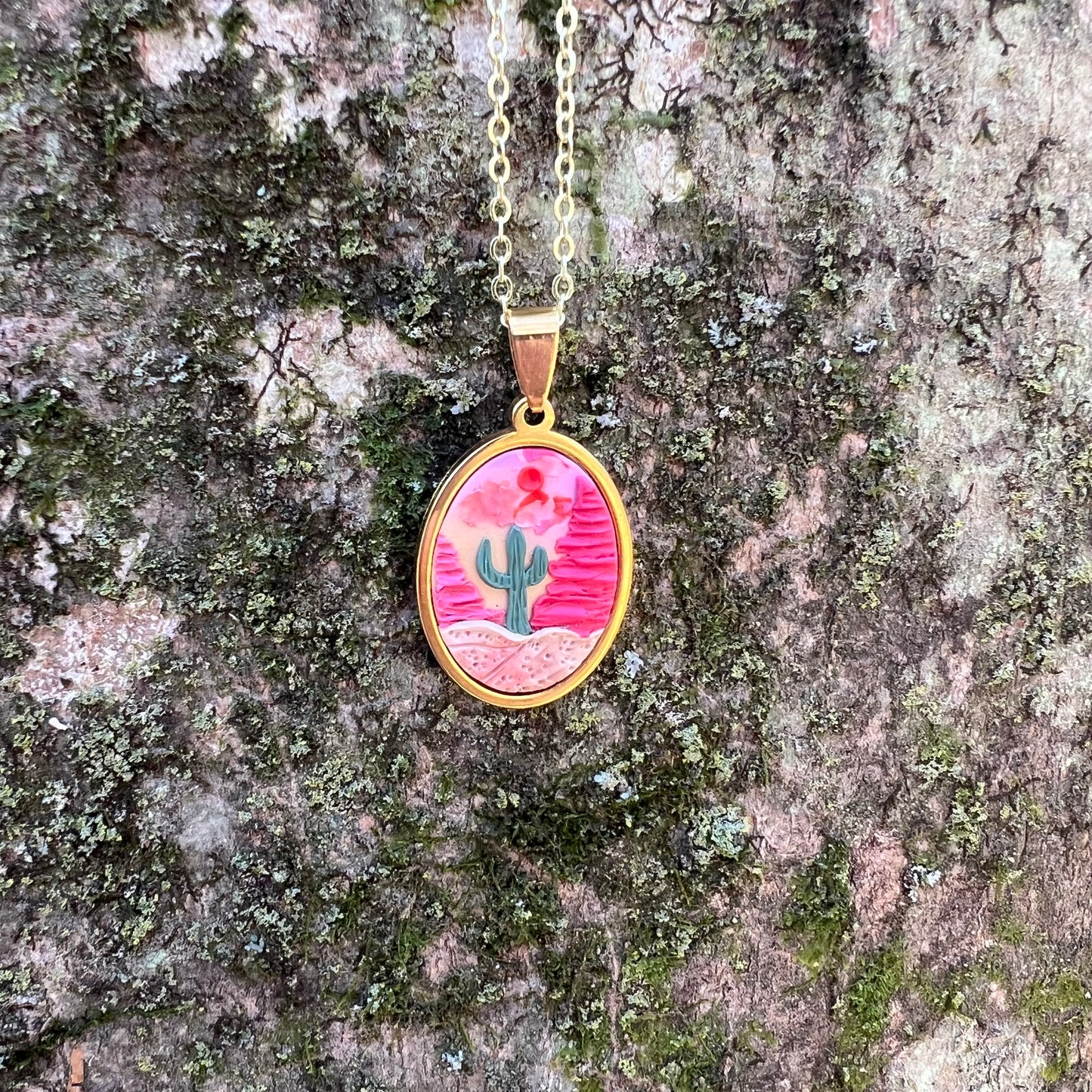 Desert Scene Necklace