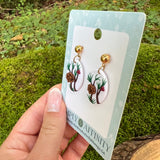 Pine Branch Earrings