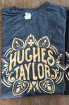 CUSTOM ORDER-  Hughes Taylor T-Shirt in Heather Navy (Size Small)