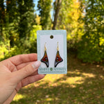 Monarch Butterfly Wing Earrings