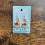 Ghosts Holding Pumpkins Earrings