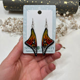 Monarch Butterfly Wing Earrings