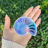 Holographic Ammonite Sticker