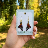 Monarch Butterfly Wing Earrings