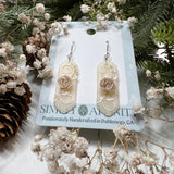 La vie en Rose Earrings in Translucent Pearl