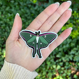 Luna Moth Sticker