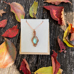 Wire-Wrapped Labradorite Necklace