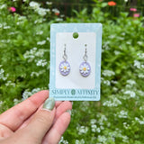 Daisy Earrings in Lavender