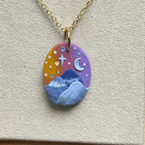 Sunset Mountain Necklace