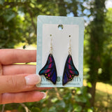 Noir Butterfly Wing Earrings