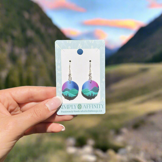 Blue Ridge Mountain Earrings