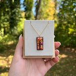 Framed Autumn Tree Necklace