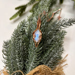 Reserved for Cindy- Rainbow Moonstone Pendant Wire-Wrapped in Copper