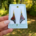 Monarch Butterfly Wing Earrings