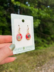 Desert Scene Oval Earrings