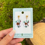 Pine Branch Earrings