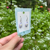 Daisy Earrings in Lavender