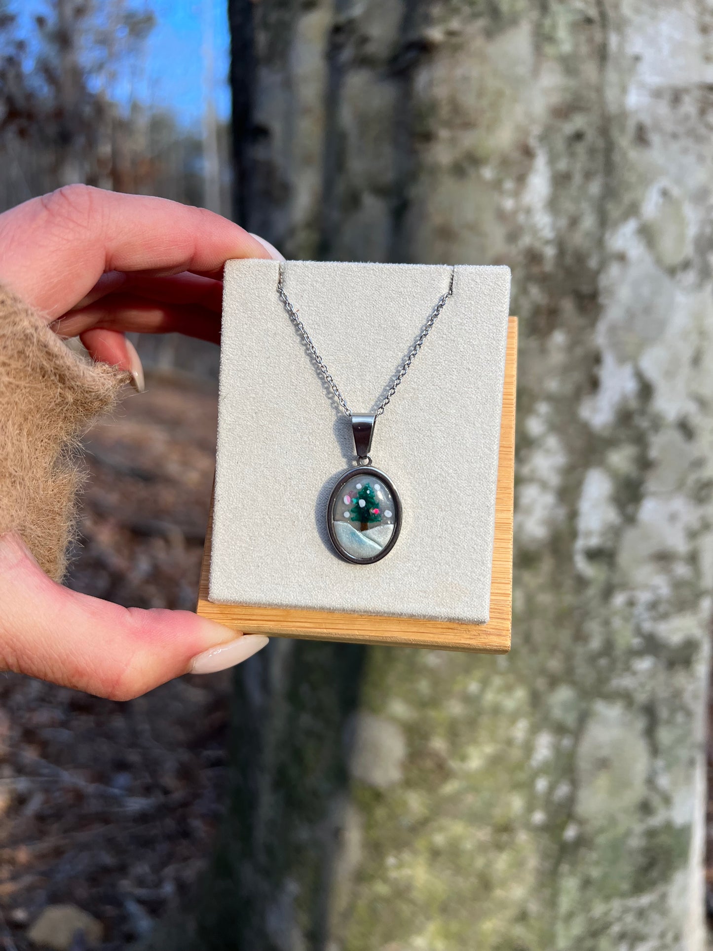 Snow Globe Necklace