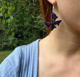 Noir Butterfly Earrings