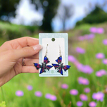 Noir Butterfly Earrings