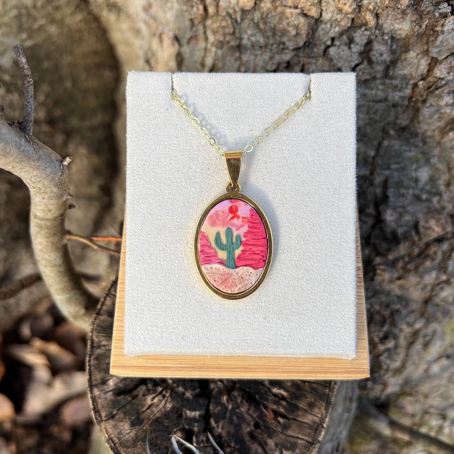 Desert Scene Necklace