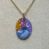 Sunset Mountain Necklace