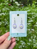 Daisy Earrings in Lavender