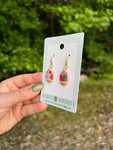 Desert Scene Oval Earrings