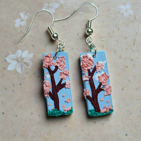 Cherry Blossom Tree Earrings