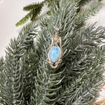 Larimar Wire-Wrapped Pendant in Sterling Silver