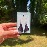 Noir Butterfly Wing Earrings