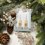 La vie en Rose Earrings in Translucent Pearl