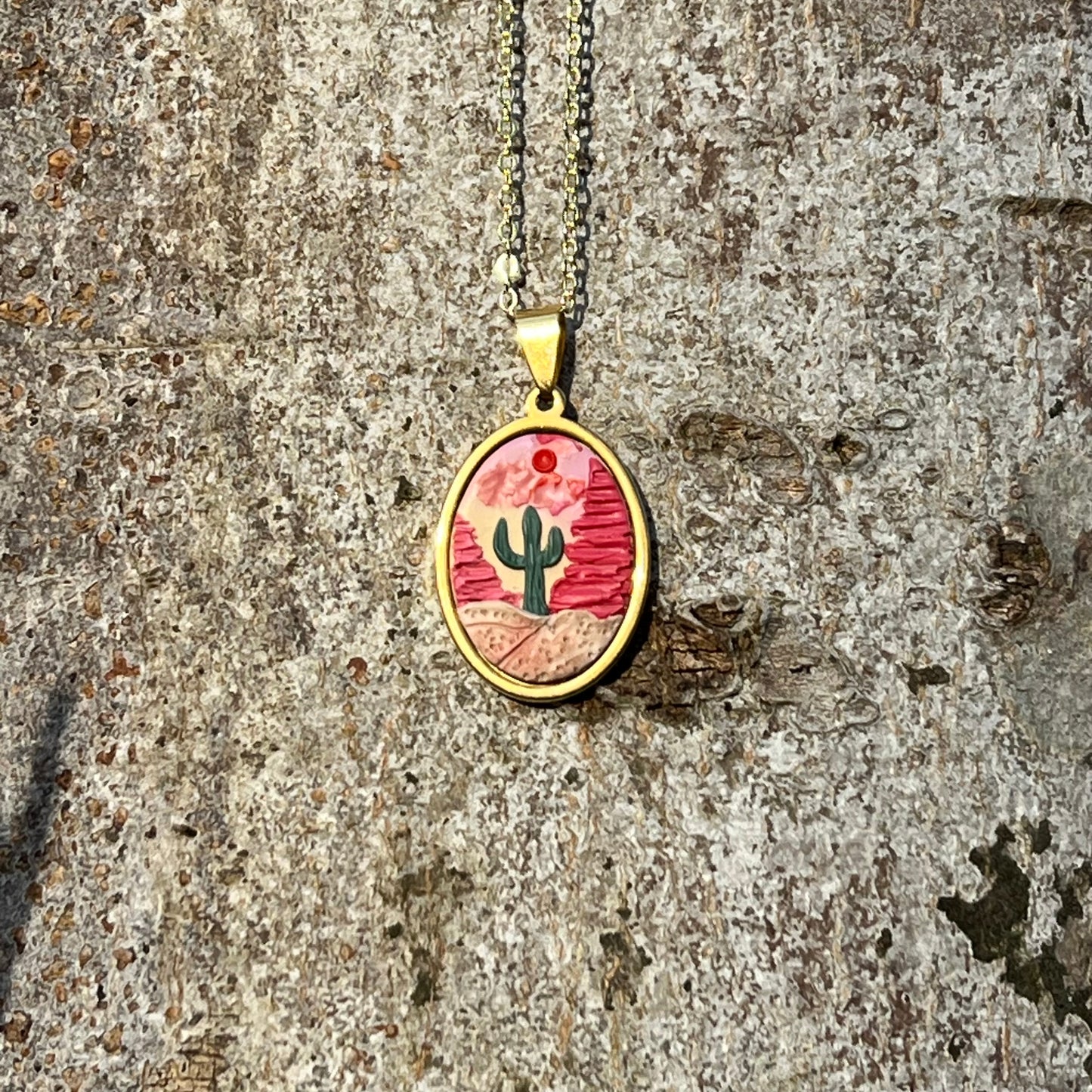 Desert Scene Necklace